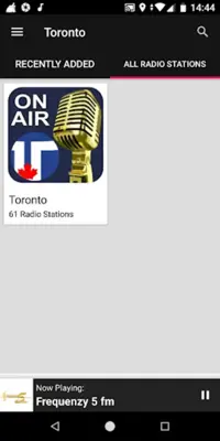 Toronto Radio Stations android App screenshot 3